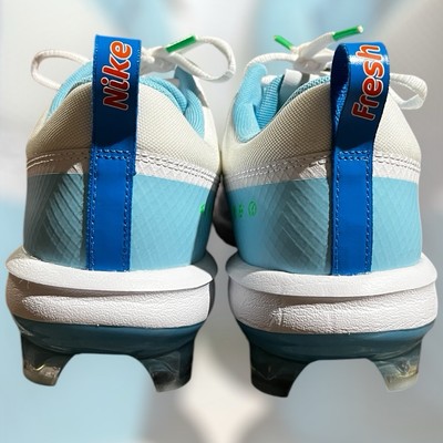 Nike Force Trout 9 Pro MCS Baseball Cleats White/Blue (FQ7726-104) Men\'s Size 14 Size 12 Nike Force Trout 9 Pro MCS Baseball Cleats White  main image 3
