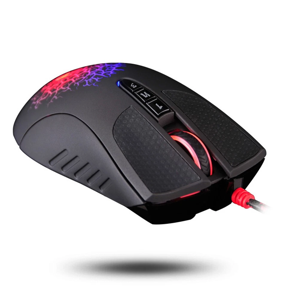 For Bloody A90 Optical Gaming Mouse Colorful Glare Wired Mice Inactive version - Image 3 of 4