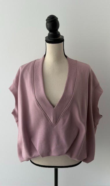 BNWT Dries Van Noten Hann v-neck Short Sleeved Sweatshirt