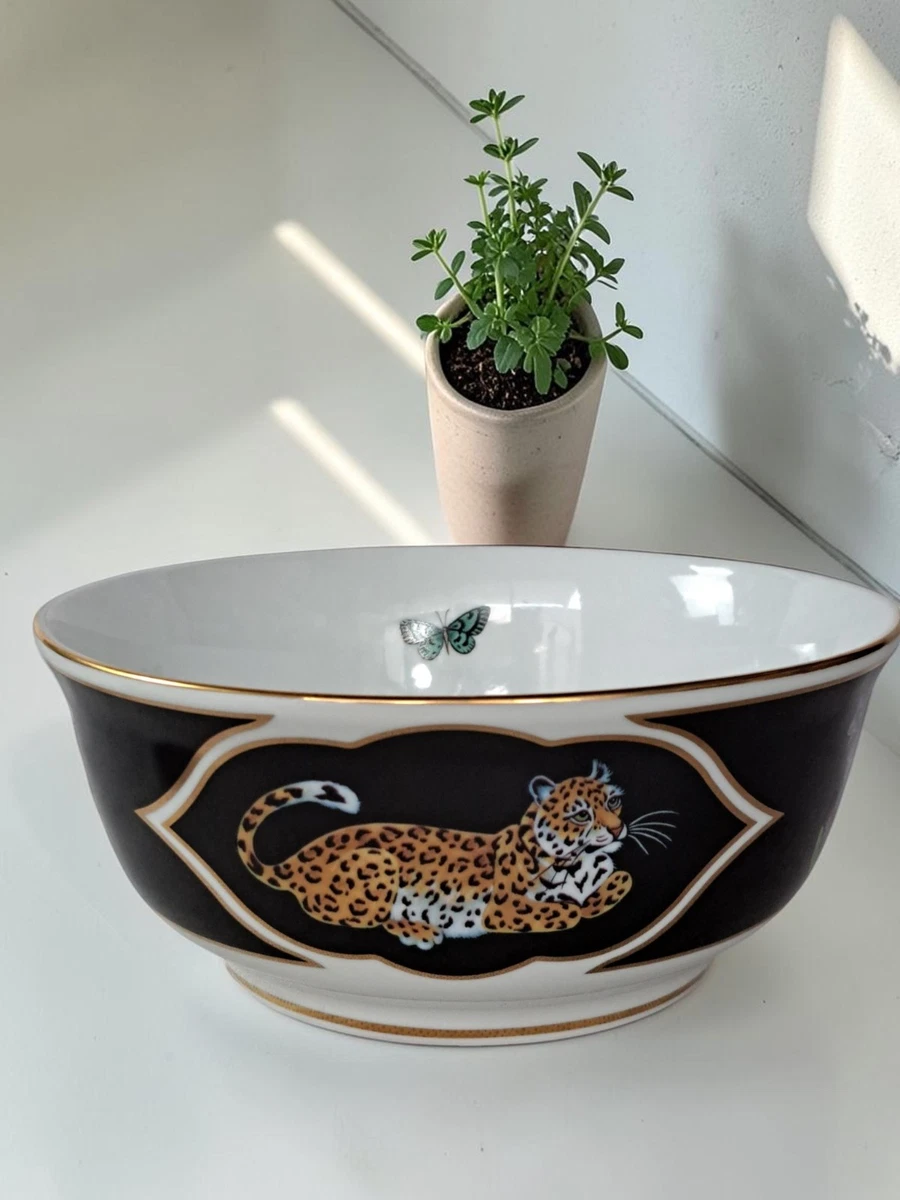 美品 LYNN CHASE ジャングルパーティ 21.5cm皿 高級食器メーカー Lynn Chase Jaguar Jungle Porcelain Dinnerware products for sale | eBay