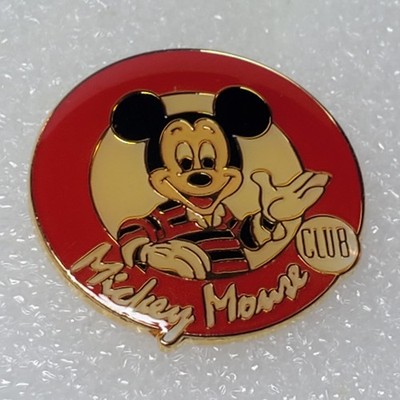 Vintage Disney Mickey Mouse Club Pin Television Channel Mickey Enamel Pin
