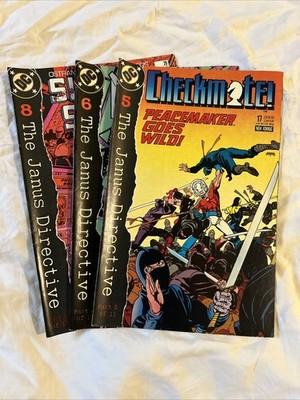 LOT of 3 JANUS DIRECTIVE CHECKMATE #5 MANHUNTER #6 SUICIDE SQUAD #8 Comics 89