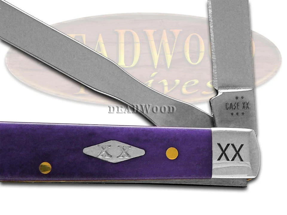 Cuchillo de bolsillo Case xx Cuchillos Baby Doc hueso ultra violeta 12508 acero inoxidable 1/500 Foto 2 de 4