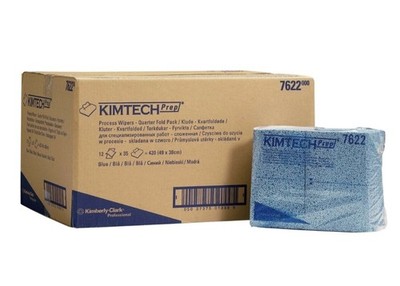 KIMBERLY-CLARK 7622 Prozesswischtuch KIMTECH L381xB490, blau 1-lagig, 1x Karton