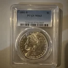 1881-S Silver Morgan Dollar (PCGS MS 63)