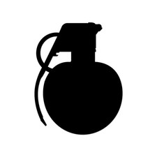 M67 Grenade Sticker Decal Die Cut M67 Grenade Sticker Decal Die Cut