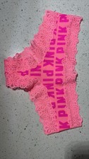 PINK BY VICTORIAS SECRET EXTRA LOW RISE CHEEKSTER PANTIES sz XS