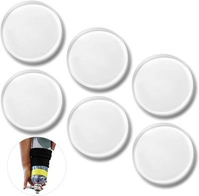 6-Pack 4.5  Prosthetic Liner Cushion Pads, Amputee Comfort Patches Anti-Friction