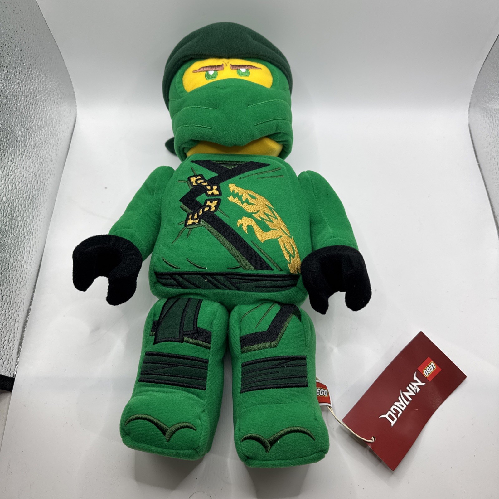 2019 Green Lego NINJAGO Lloyd Ninja Warrior 13" Stuffed Doll Manhattan Toy