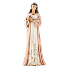 Avalon Gallery Michael Adams Hand-Sculpted Inspirational Catholic Figurine, 8.25