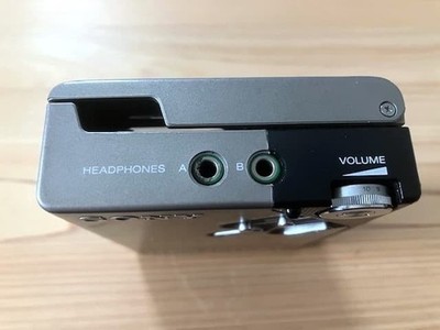 SONY WM-2 Walkman Cassette Player Silver Rare Serviced Japan