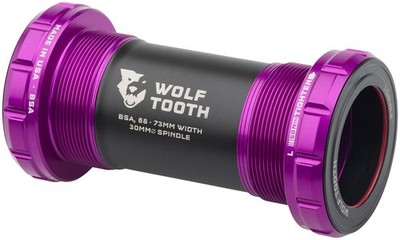 Wolf Tooth Bottom Bracket - English (BSA), 68/73mm, For 30mm Spindle,