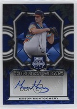 2023 Panini Elite Extra Edition Hidden Gems Blue Mason Montgomery Auto 0u74