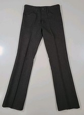Vintage Wrangler Wrancher Pants Mens 30X32 Dark Gray Boot Cut 90s Western Cowboy
