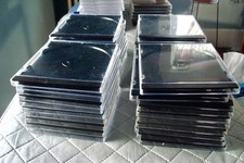 CD / DVD / BLU-RAY Single Regular Jewel Cases Black LOTS OF 10