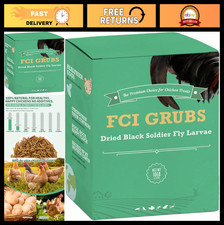 10LB Dried Black Soldier Fly Larvae for Chickens,High Calcium,Non-GMO,60-100X