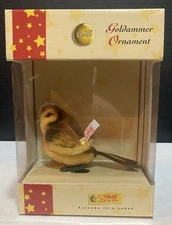 Vintage 2004 Steiff Mohair Yellowhammer Ornament Limited Edition #388/5000