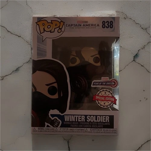 Funko Pop! Marvel Winter Soldier Special Edition Year of the Shield #838 Vinyl