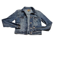   American Eagle Cropped Denim Jacket XS  