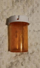 CVS Drug Store Empty Amber 20 Dram Pill Bottle