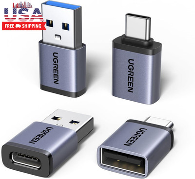 UGREEN USB to USB C Adapter & USB C to USB Adapter Combo 4-Pack, 10Gbps Type C U