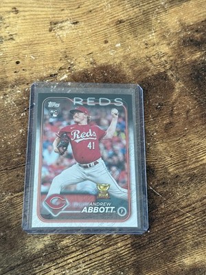 2024 Topps 582 Montgomery Club #214 Andrew Abbott RC Cincinnati Reds