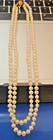 Vintage Two Row Freshwater Cultured Pearl 14k.Yellow  Necklace Elegant — photo 10