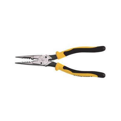 Klein Tools J206-8C Long Nose All Purpose Spring Loaded Pliers Made in USA