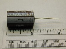 10 Nichicon UPM Series 4700uF 10V 105C 20 Radial Electrolytic Capacitors