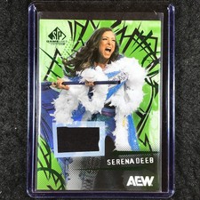 2025 AEW SP Game Used SERENA DEEB Green Memorabilia Relic #33