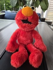 Sesame Street Elmo Plush 13.5" Applause Stuffed Animal Red Muppet Clean EUC