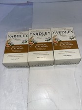 Yardley London Soap Bath Bar Oatmeal Almond 4 Oz 120g Pack Of 3 New