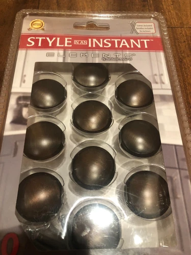 Elements 3940-DBAC-R 1-3/16" Diameter Brushed Oil Rubbed Bronze Gatsby knob - Picture 1 of 3