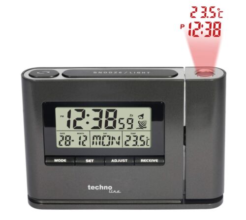 Reloj Despertador Digital Radio Controlada Y Videoproyección Hora Temperatura - Imagen 1 de 1