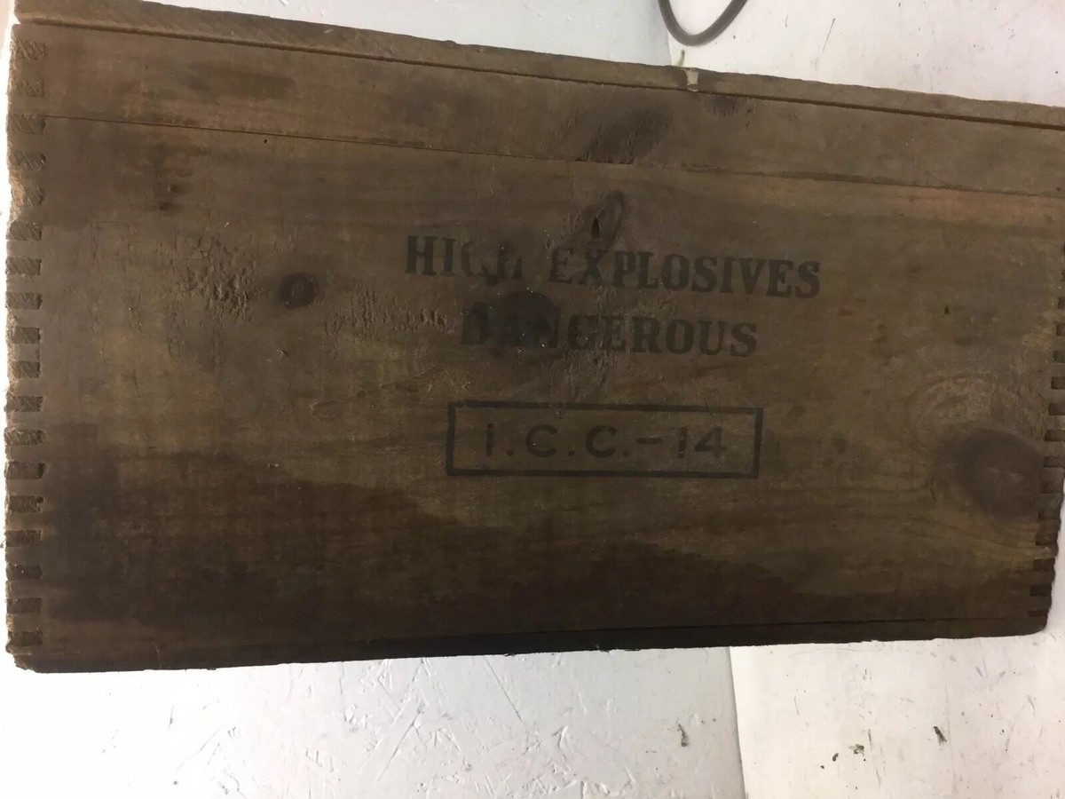 Vintage Dupont Dynamite Explosives Wood Crate | eBay