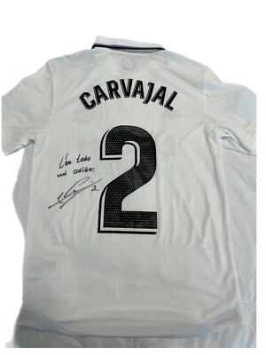 Dani Carvajal Signed Real Madrid Player Issue Jersey (Not A