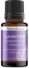 Viva Doria Pure Lavender Essential Oil, Food Grade, 0.5 Fl oz