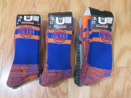 New York Knicks NBA Basketball Mens Crew Socks ~~9 PAIRS~~