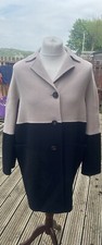 Max Mara Weekend Two Tone Wool Short Coat Size 18 - New