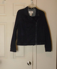 Jadyn Smith Womens Zip Cross Body Long Sleeve Jacket/top Sz Xl