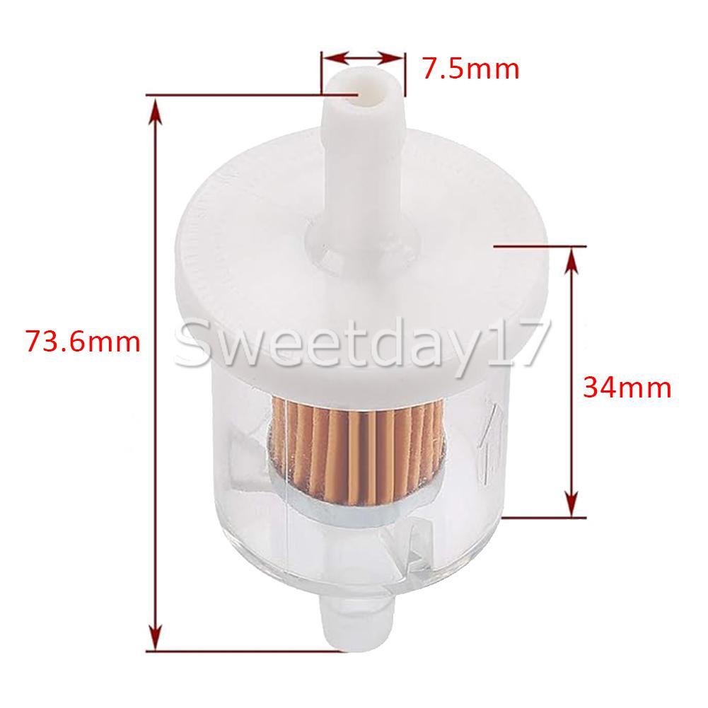 5X FILTRO CARBURANTE PER BRIGGS & STRATTON KAWASAKI 493629 691035 - Foto 7