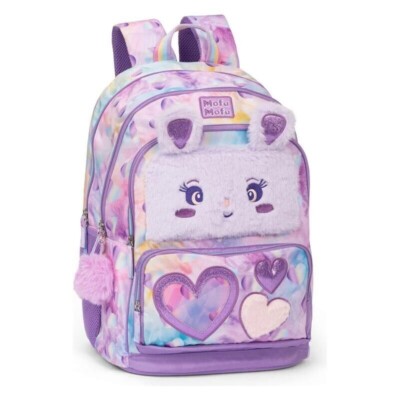 MOFUMOFU SCHOOL BACKPACK 3 COMPARTMENTS RABBIT