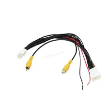 Add Backup Reverse Camera to OEM Radio Retain T-Harness for Tacoma Camry 12-13