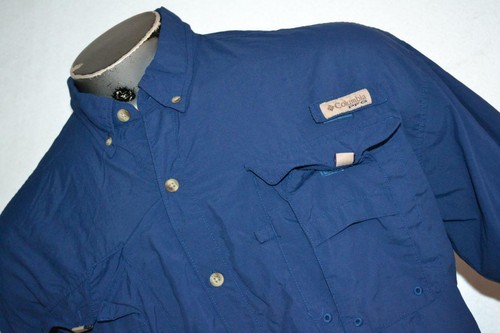 25344-a Mens Columbia PFG Fishing Shirt 