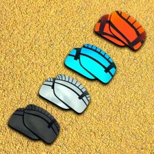 4 Pairs Lenses Replacement for-Maui Jim Peah Polarized-Black Silver Blue Red