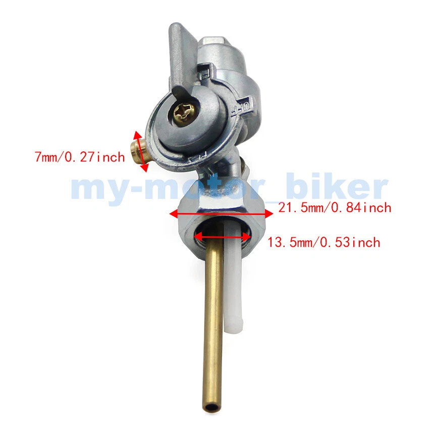 Tornillo de gasolina para Yamaha JT1 1971/JT2 1972/GT80 74-80/GT80MX 73-79/RD60 73-75 Foto 2 de 4