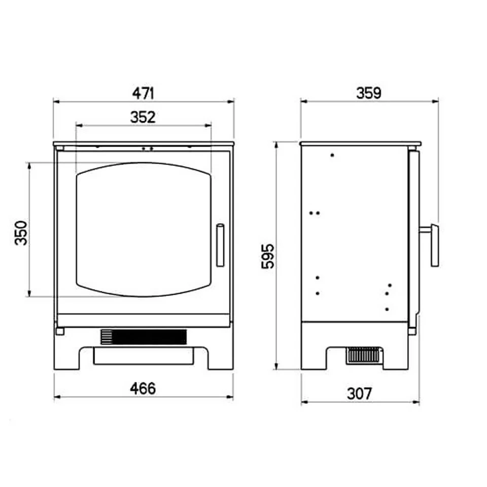 Celsi Electristove VR Luxima Electric Stove Ecodesign Compliant LOT20 Approved - Image 2 of 3