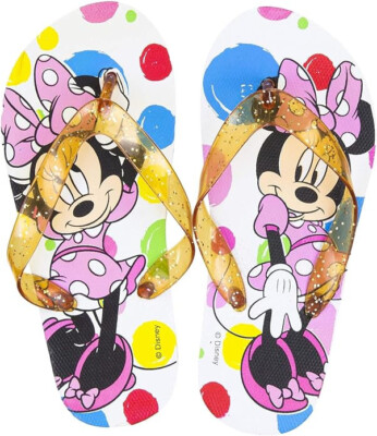 Minnie Mickey Mouse Flip Flip Flops Sea & Pool Size 31/32