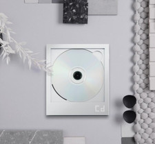 KM5 Instant Disk Audio CD Player CP-1 Silver Audio-Bluetooth 5.0 Jacket Display