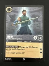 Benja Guardian Of The Dragon Gem 174/204 Disney Lorcana